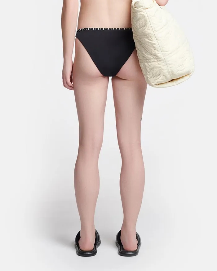 Merve Crochet Bikini Bikini Bottoms Black Women Nanushka Swimwear
