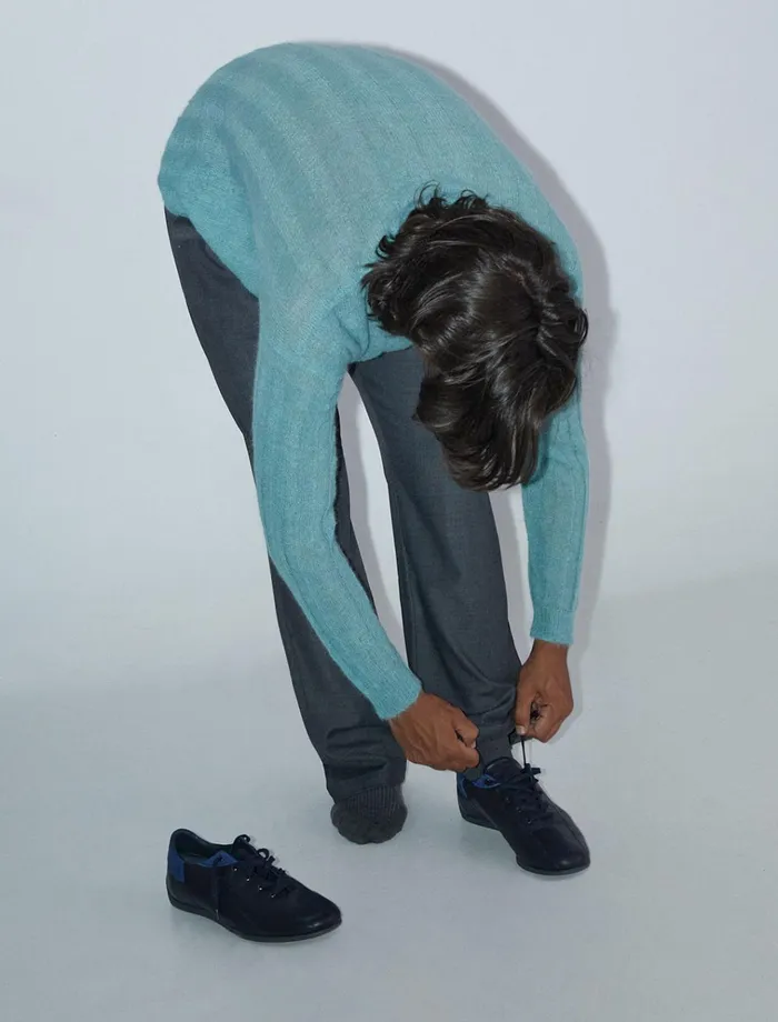 Miles B Navy Women Paloma Wool Sneakers