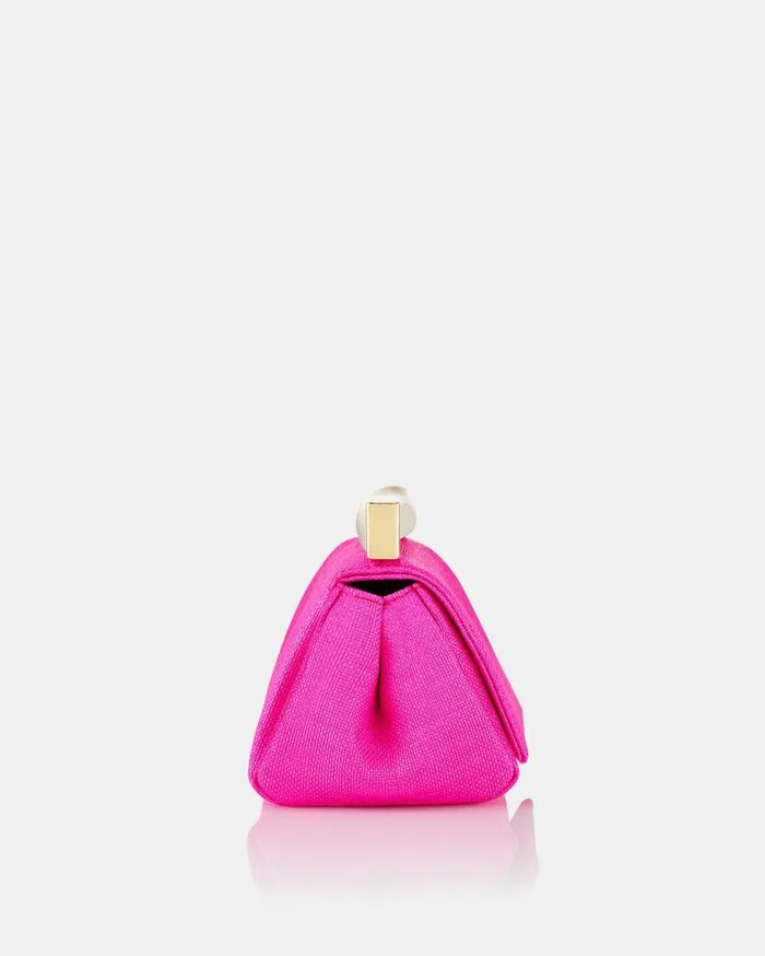 Mini Twist Clutch Fuchsia Women Aquazzura Clutch Bags