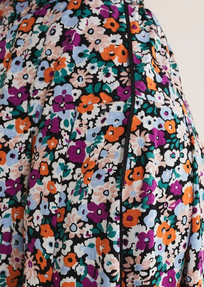 Mona Floral Tiered Skirt Multicoloured Women Phase Eight Skirts