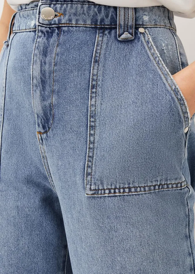 Nadina Paper Bag Waist Jean Mid Wash Women Phase Eight Jeans