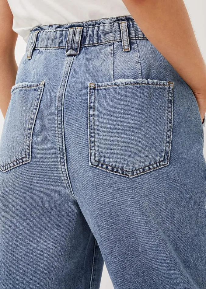 Nadina Paper Bag Waist Jean Mid Wash Women Phase Eight Jeans