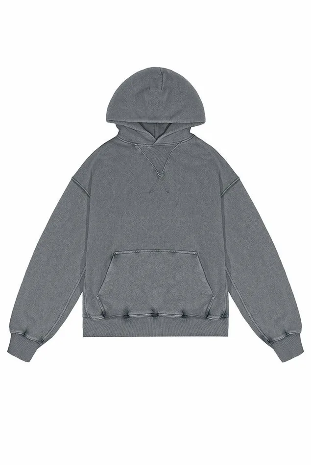 NTRLS Chrome Grey Oversized Hoodie Chrome Grey Women Jaded London Hoodies and Sweatshirts