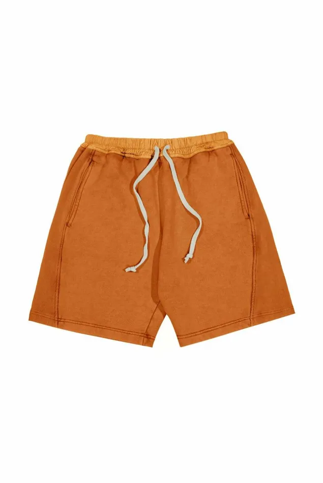 NTRLS Rust Orange Relaxed Shorts Stone Women Jaded London