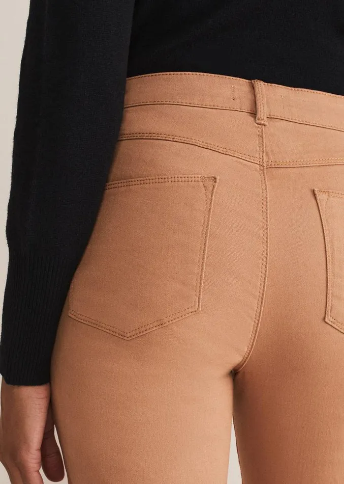 Ocha Straight Leg Jeans Dark Camel Women Phase Eight Trousers