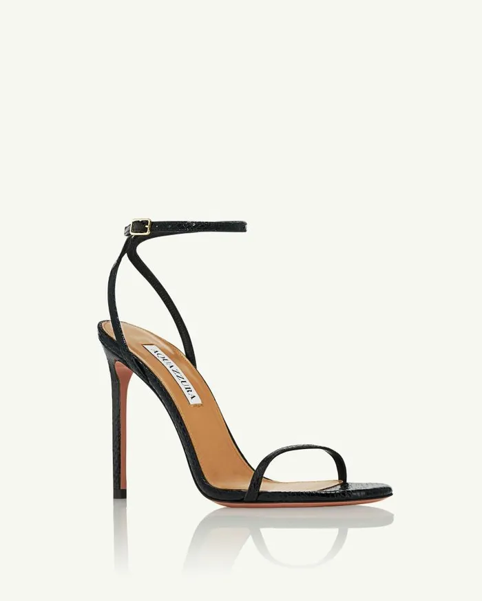 Olie Sandal 105 Black Women Aquazzura Essentials