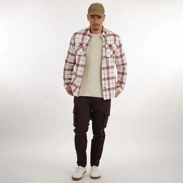Oxbow Shirt Men Shirt Cirode 8211 Grenat
