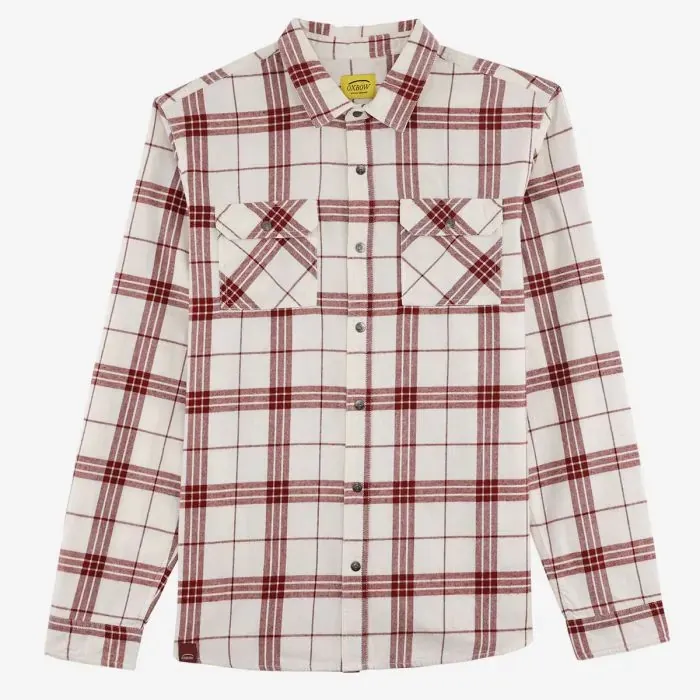 Oxbow Shirt Men Shirt Cirode 8211 Grenat
