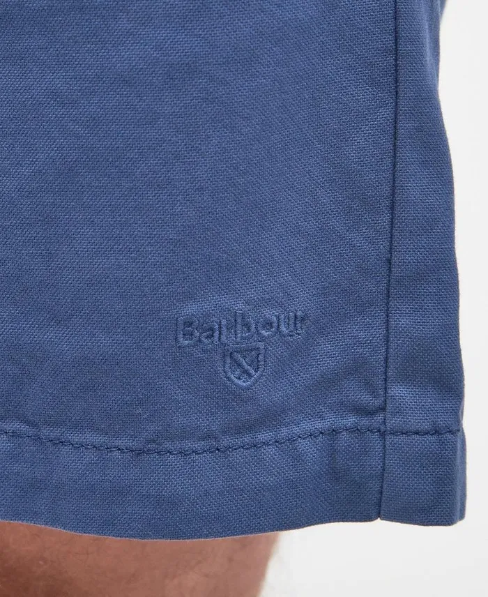 Oxtown Drawcord Shorts Dark Denim Men Barbour Trousers and Shorts