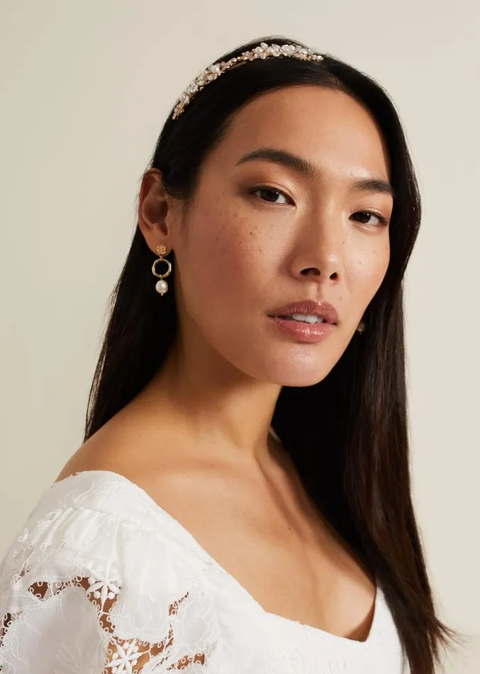 Pearl Headband Gold Women Phase Eight Headbands