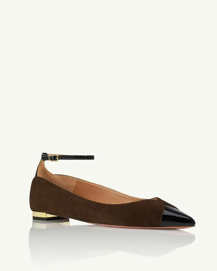 Pinot Ballet Brown Women Aquazzura Flats