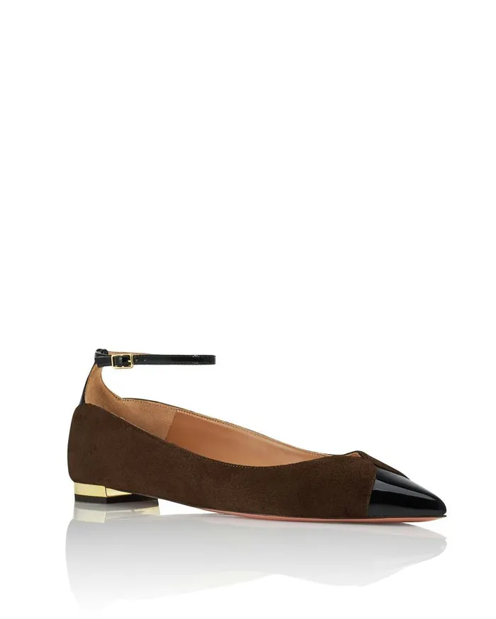 Pinot Ballet Brown Women Aquazzura Flats Pinot Ballet Brown Women Aquazzura Flats