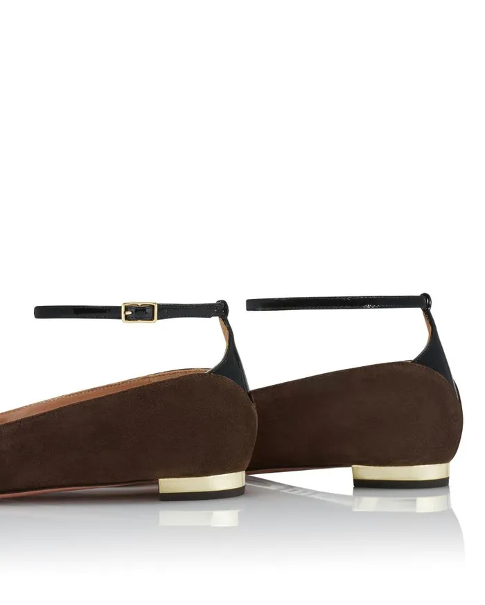 Pinot Ballet Brown Women Aquazzura Flats Pinot Ballet Brown Women Aquazzura Flats