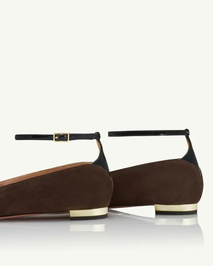 Pinot Ballet Brown Women Aquazzura Flats Pinot Ballet Brown Women Aquazzura Flats