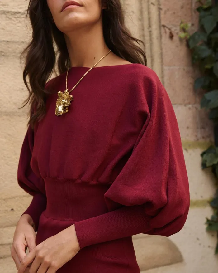 Polin Et Moi Coretta Knitted Dress Cherry Women Dresses And Jumpsuits Polin Et Moi Coretta Knitted Dress Cherry Women Dresses And Jumpsuits