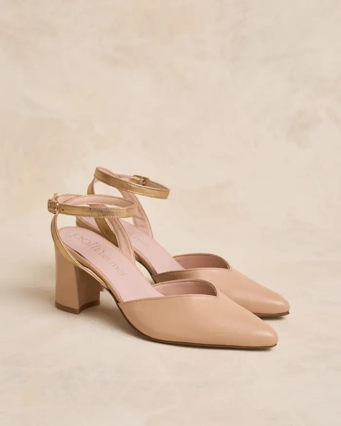 Polin Et Moi Erin Pump Shoe Nude Women Heels