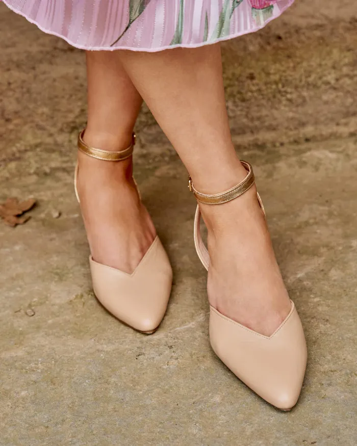 Polin Et Moi Erin Pump Shoe Nude Women Heels Polin Et Moi Erin Pump Shoe Nude Women Heels