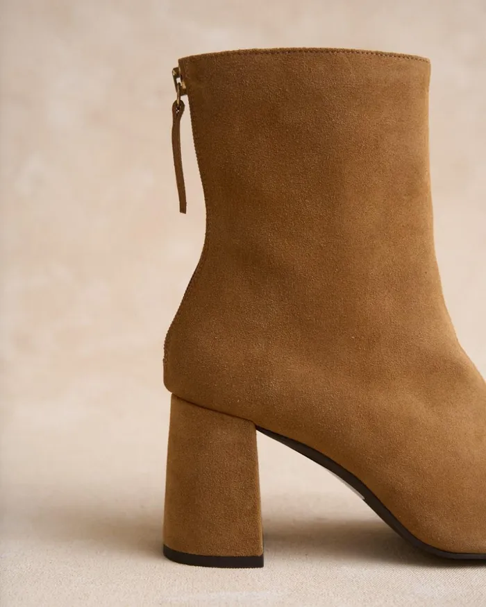 Polin Et Moi Jurea Heel Ankle Boots Leather Women Ankle Boots Polin Et Moi Jurea Heel Ankle Boots Leather Women Ankle Boots