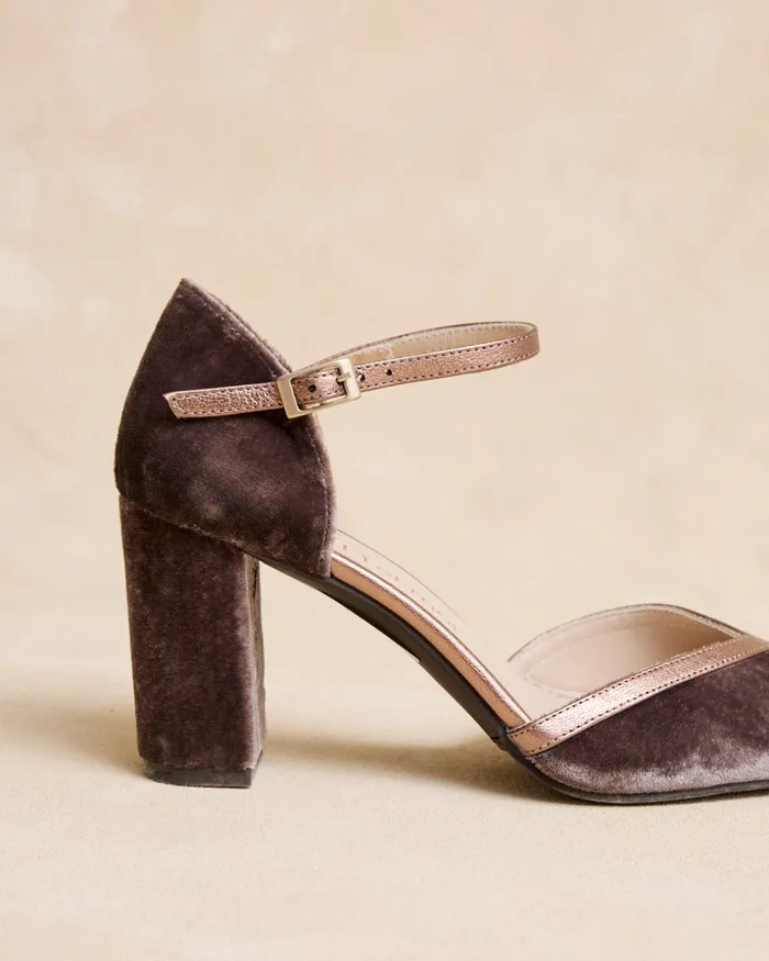 Polin Et Moi Loina Heel Shoe Brown Women Heels Polin Et Moi Loina Heel Shoe Brown Women Heels