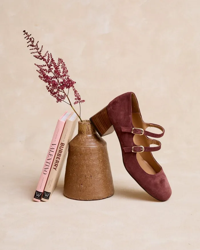 Polin Et Moi Mary Jane Double Grendola Makeup Women Heels Polin Et Moi Mary Jane Double Grendola Makeup Women Heels