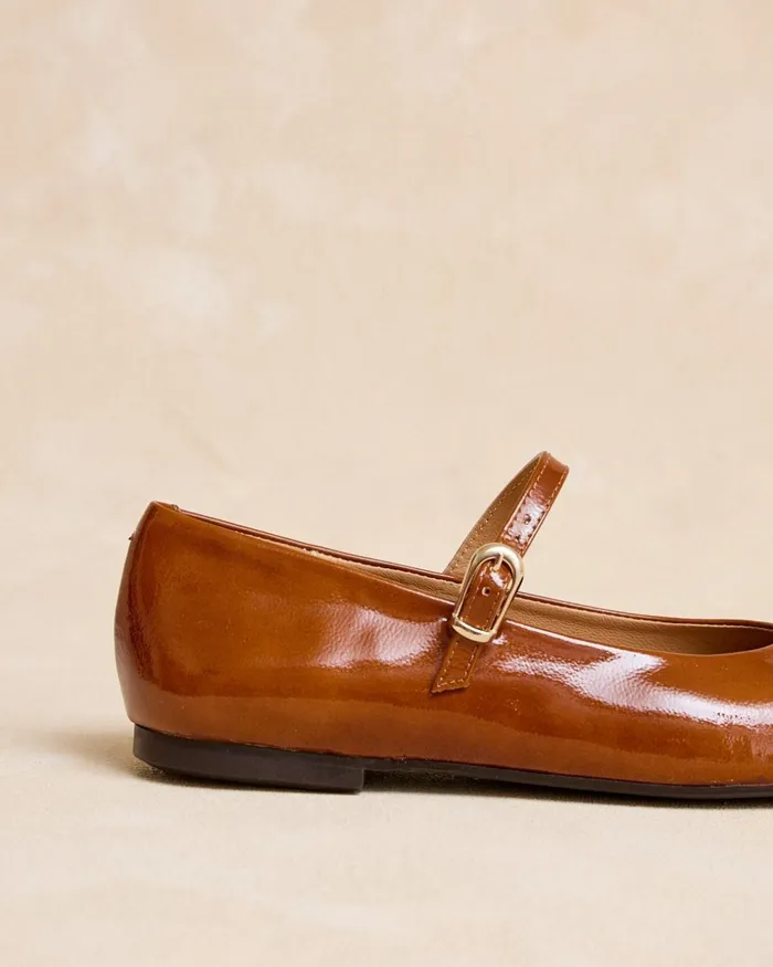 Polin Et Moi Merceditas Purea Leather Leather Women Flats Polin Et Moi Merceditas Purea Leather Leather Women Flats
