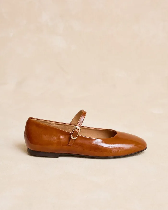 Polin Et Moi Merceditas Purea Leather Leather Women Flats Polin Et Moi Merceditas Purea Leather Leather Women Flats