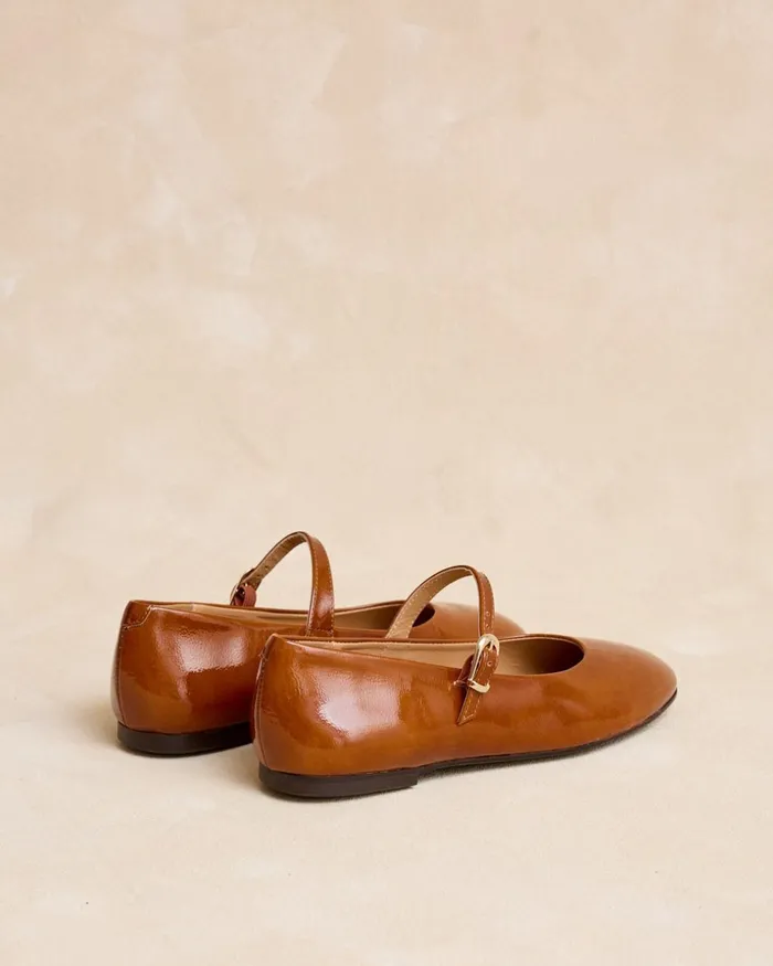 Polin Et Moi Merceditas Purea Leather Leather Women Flats Polin Et Moi Merceditas Purea Leather Leather Women Flats