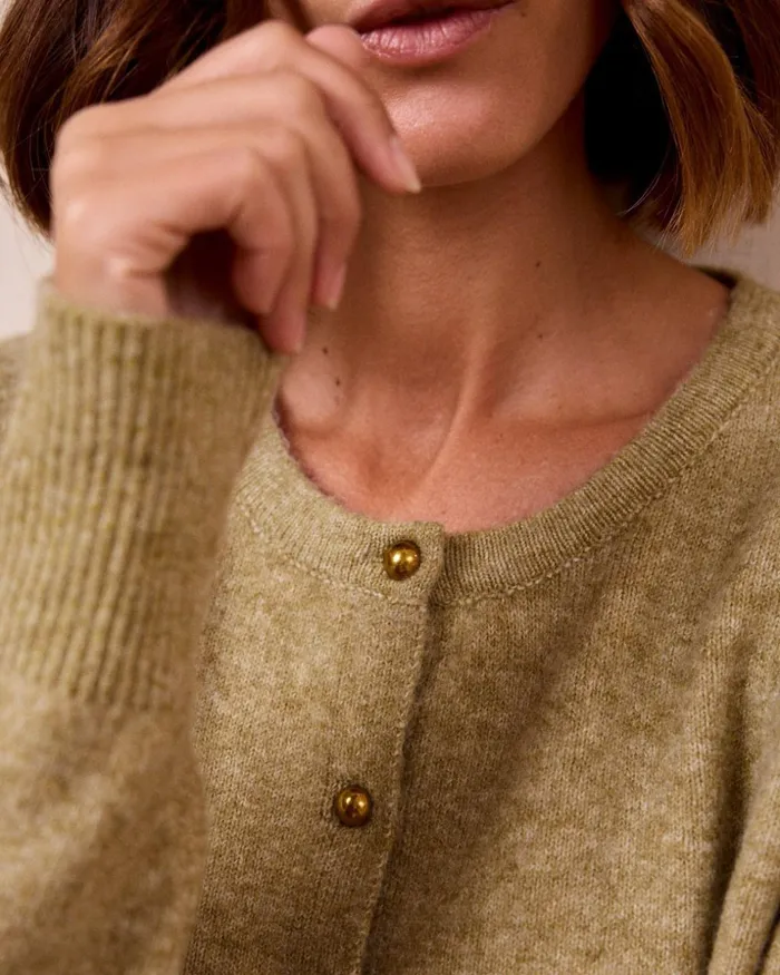 Polin Et Moi Rebeca Lana Ediana Eucalyptus Women Cardigans And Sweaters Polin Et Moi Rebeca Lana Ediana Eucalyptus Women Cardigans And Sweaters