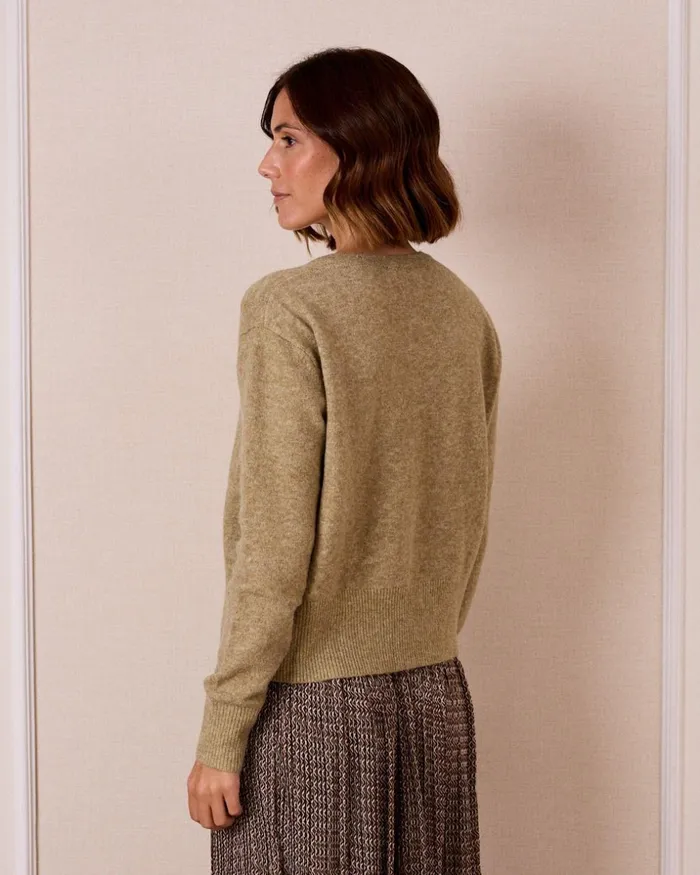 Polin Et Moi Rebeca Lana Ediana Eucalyptus Women Cardigans And Sweaters Polin Et Moi Rebeca Lana Ediana Eucalyptus Women Cardigans And Sweaters