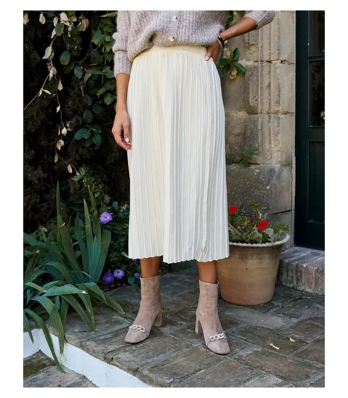 Polin Et Moi Skirt Knitted Naylla Raw Women Skirts