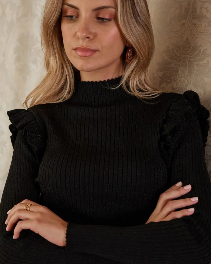 Polin Et Moi Sweater Fino Petri Black Women Cardigans And Sweaters Polin Et Moi Sweater Fino Petri Black Women Cardigans And Sweaters
