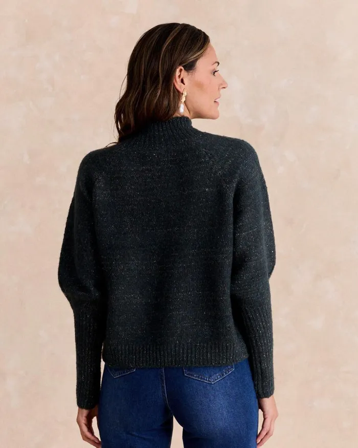 Polin Et Moi Sweater Knitted Belinda Green Forest Women Cardigans And Sweaters Polin Et Moi Sweater Knitted Belinda Green Forest Women Cardigans And Sweaters