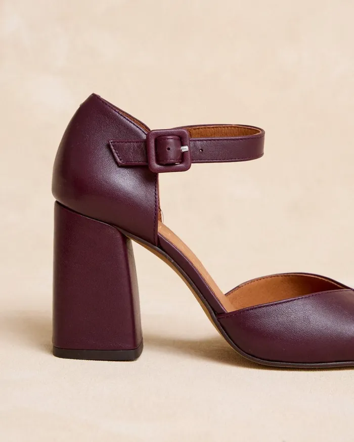 Polin Et Moi Trucela Heel Shoe Bordeaux Women Heels Polin Et Moi Trucela Heel Shoe Bordeaux Women Heels
