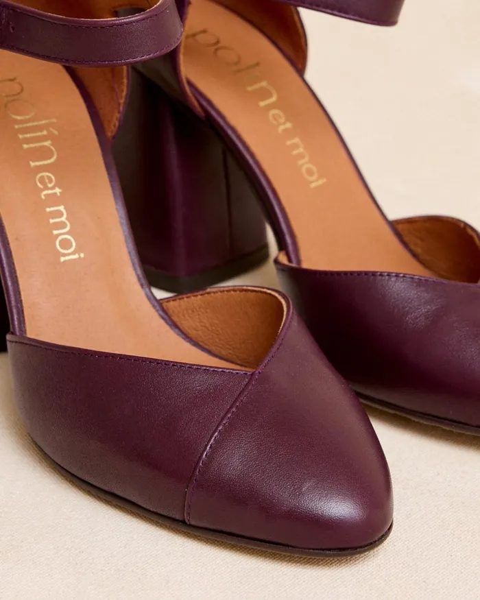 Polin Et Moi Trucela Heel Shoe Bordeaux Women Heels Polin Et Moi Trucela Heel Shoe Bordeaux Women Heels