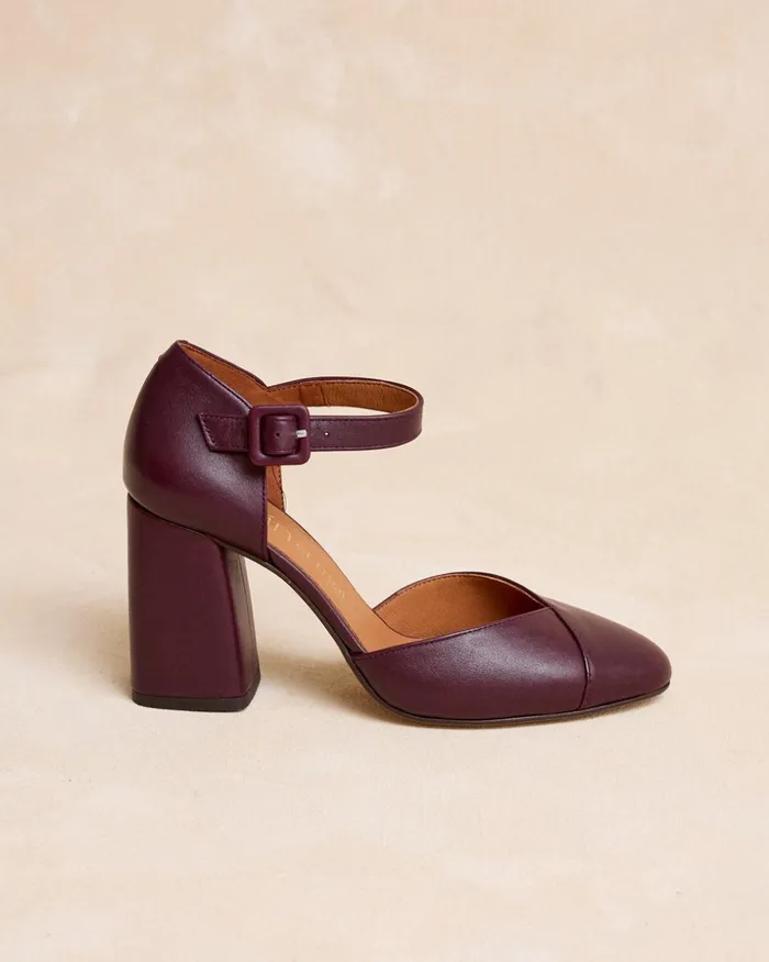 Polin Et Moi Trucela Heel Shoe Bordeaux Women Heels Polin Et Moi Trucela Heel Shoe Bordeaux Women Heels