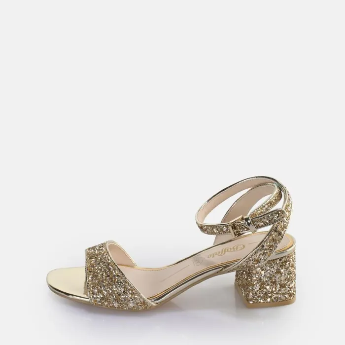 Rainelle Gold Buffalo Heels