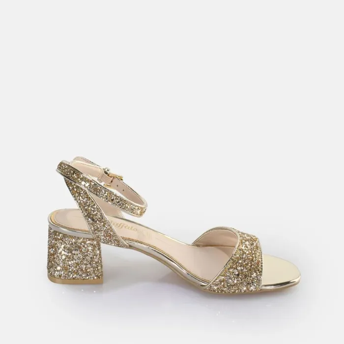 Rainelle Gold Buffalo Heels Rainelle Gold Buffalo Heels
