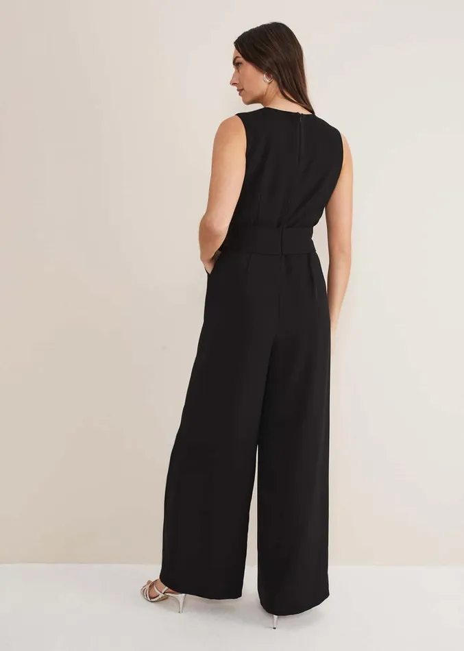 Reina Jumpsuit Black Women Phase Eight Dresses