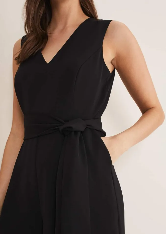 Reina Jumpsuit Black Women Phase Eight Dresses