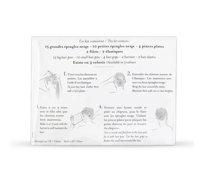 Repetto Womens Accessories Black Hair Kit For Dance Bun Black Gift 4 You