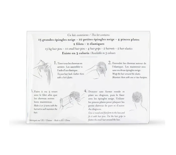 Repetto Womens Accessories Brown Hair Kit For Dance Bun Chestnut Brown Near Me