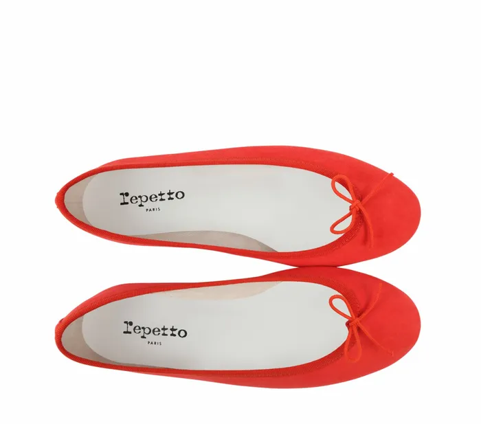 Repetto Womens Ballerinas Cendrillon Ballerinas Hibiscus Red