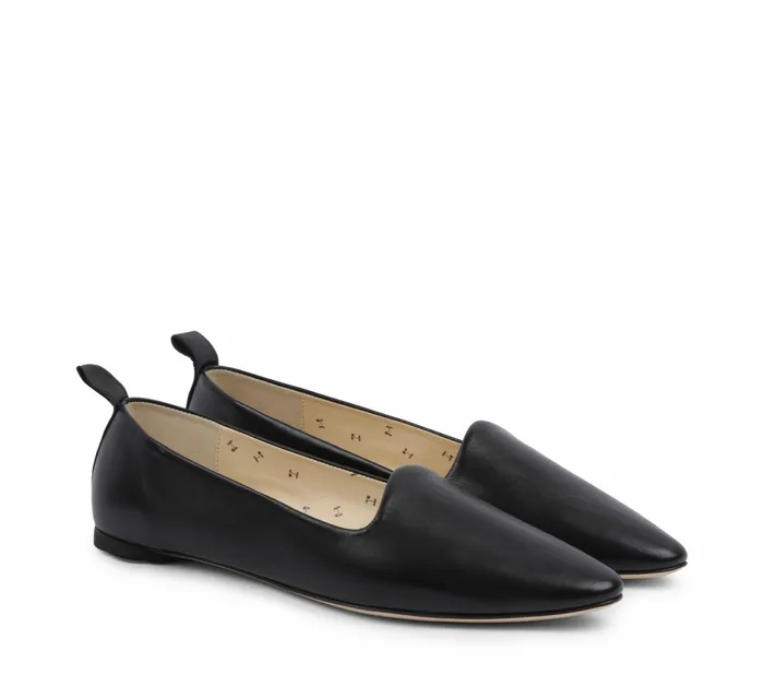 Repetto Womens Loafers Neve Slippers Black Gift for Friend