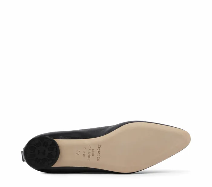 Repetto Womens Loafers Neve Slippers Black Gift for Friend