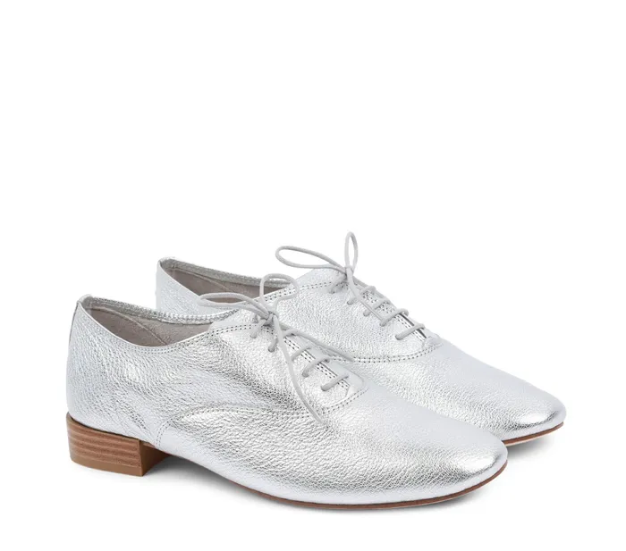 Repetto Womens Oxfords and Zizi Zizi Oxford Shoes Silver Casaul
