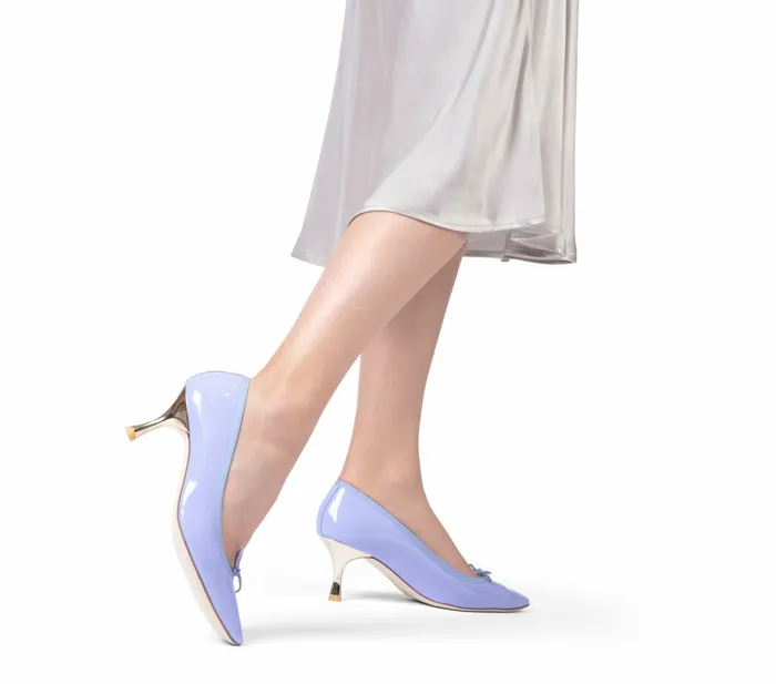 Repetto Womens Pumps Polina Pumps Blue And Light Gold Online