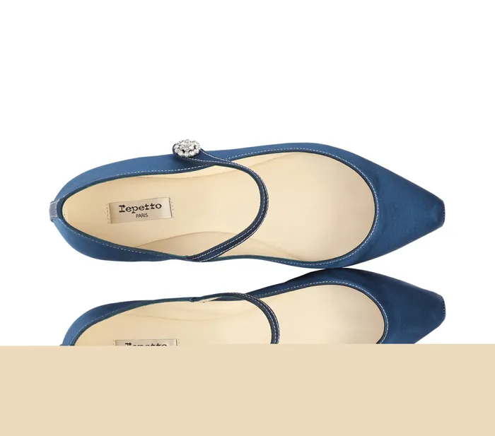 Repetto Womens Sandals Paolo Mary Janes Navy Blue Cheap On Sale