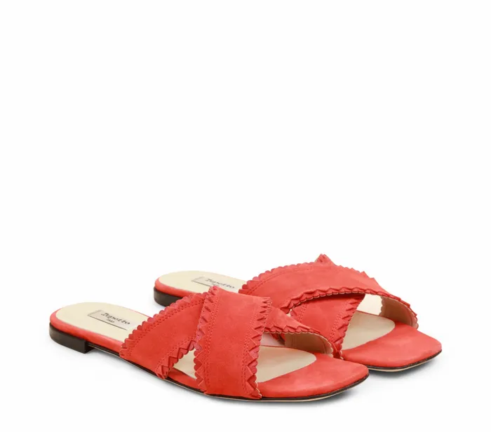 Repetto Womens Sandals Poline Sandals Hibiscus Red Gift 4 You