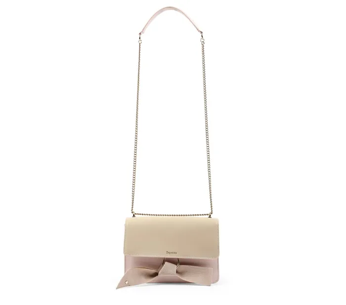 Repetto Womens Shoulder Bags Triple Jeu Bag Beige And Pink Gold Gift Ideas