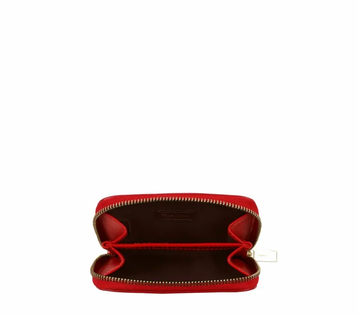 Repetto Womens Small Leather Goods Purse Flammy Red For Sale